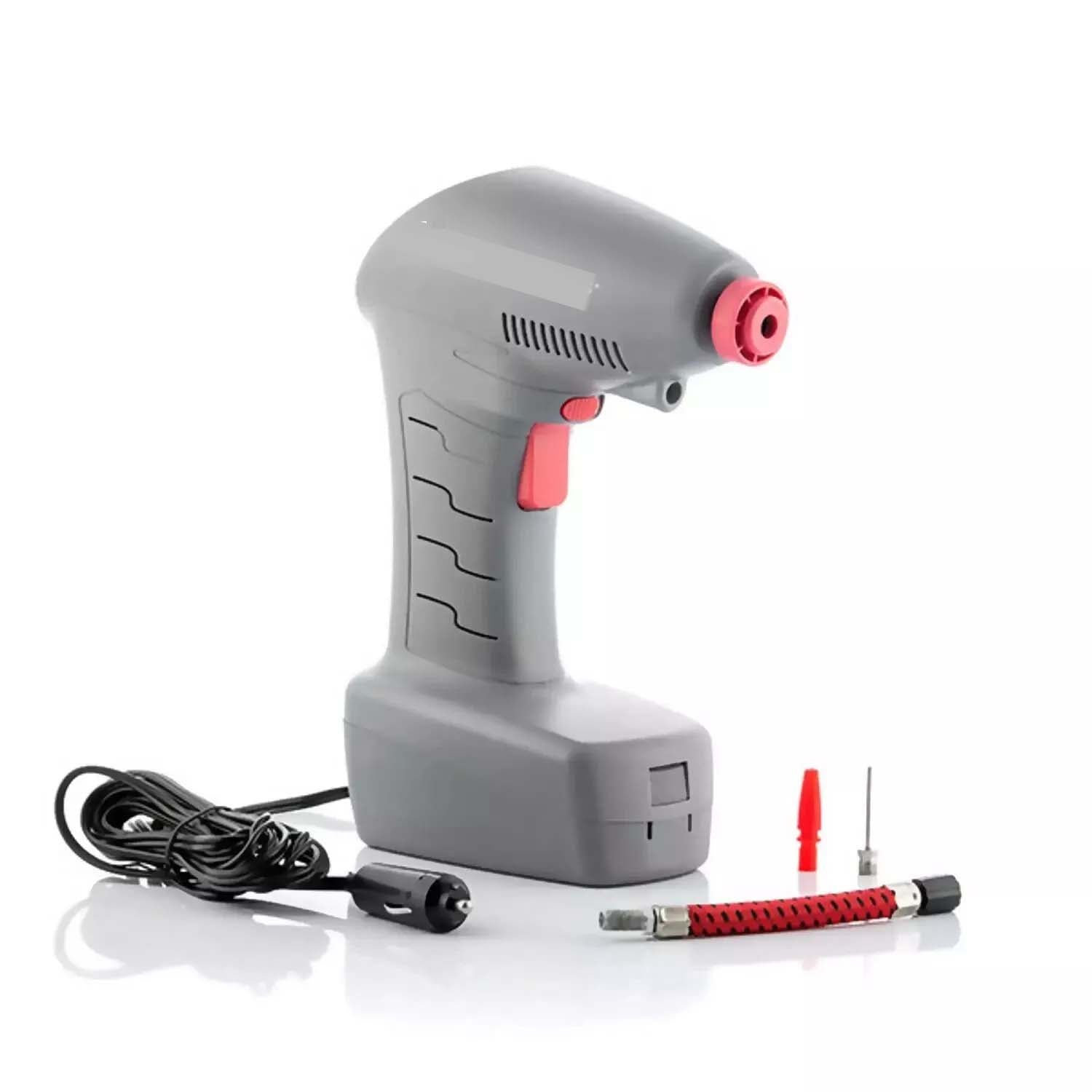 Automatic Cordless Tire Inflator | Portable Air Compressor with Rechargeable Battery, Digital Pressure Gauge & LED Light | Compact Fast Inflation for Car Tires, Bike Tires, Balls & More