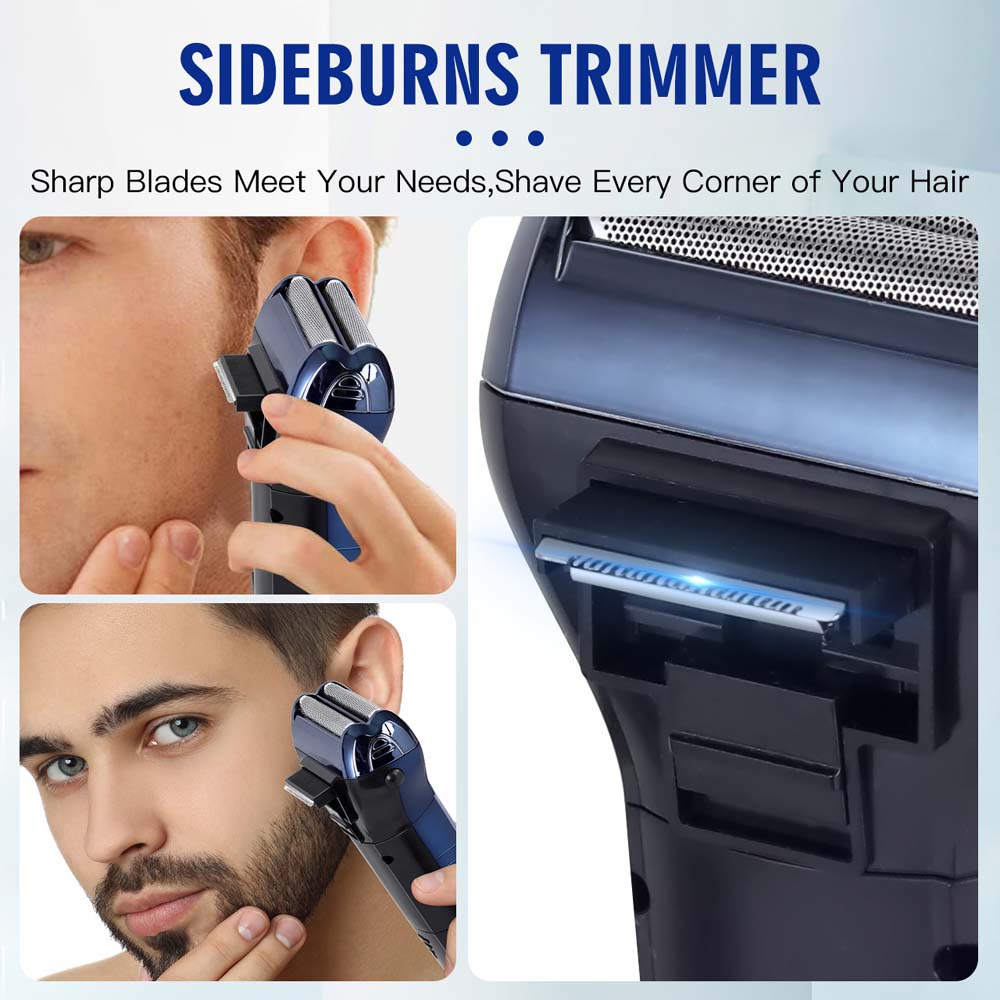 DL-9021 3-in-1 Hair Clipper Set - Rechargeable USB-C Trimmer with Digital Display & Interchangeable Blades