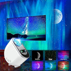 Galaxy Star Projector – 3-in-1 Aurora Borealis LED Light Projector with Bluetooth Speaker, White Noise, and Customizable Lighting Modes