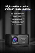 Smart Home Theater 4K Projector – WiFi & Bluetooth, 1200 ANSI Brightness, 50-150 Inch Display