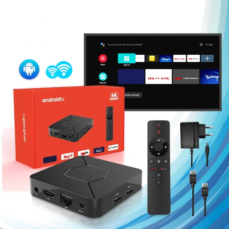 Q5 Android 10.0 OS 4K Smart TV Box | Allwinner H313 Media Player with 2GB RAM & 8GB Storage | Compact Home Theater Solution