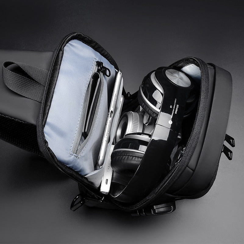 Men's Lightweight Multi-Functional Chest Bag | Large Capacity Waterproof Crossbody Shoulder Bag