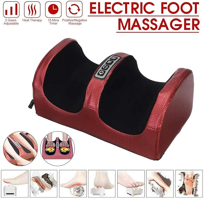 Multifunction Foot Massager with Heat | Relaxation for Home & Office