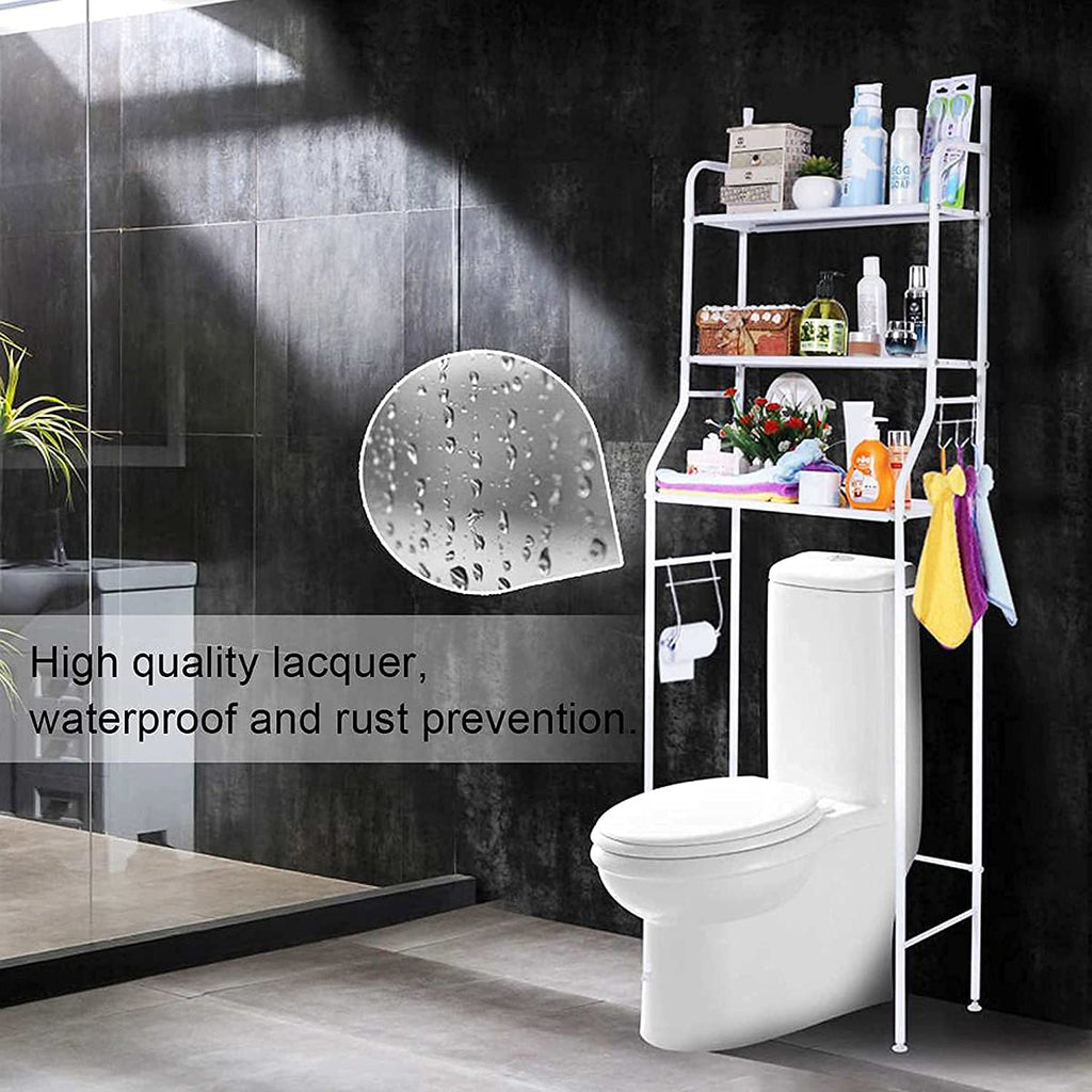 2/3 Layer Washing Machine Stand & Bathroom Storage Rack | Shelf with Towel Rack | Durable, Space-Saving, & Stylish Organization