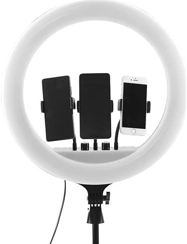 RL-21 Inch Special Ring Fill Light | Professional Lighting for Live Broadcast & Anchors | Adjustable Brightness with Stand