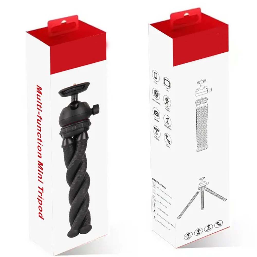 Mini Flexible Tripod – Portable Phone & Camera Stand with Adjustable Bendable Legs | Universal Mount for Tabletop, Vlogging, Selfies, YouTube & Photography (Lightweight & Durable)