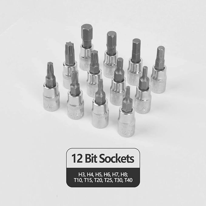 46pcs Manual Machine Auto Repair Tool Set | Comprehensive Toolkit for Handyman and DIY Projects