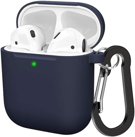Soft Silicone Protective Case Cover for AirPods 2 & 1 | Durable & Stylish | Midnight Blue