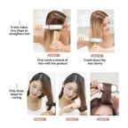 Multifunctional Hair Straightener Brush | Heating Curler, Straightener & Styler Comb for Hair & Beard | Fast Heating Straightening Iron