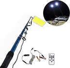 360° Multifunction Outdoor LED Light | 5M Fishing Rod Lamp with IR Remote | 3 Modes | 800W Camping Lantern