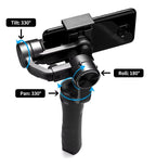 CQL 3-Axis Gimbal | Smartphone & Action Camera Stabilizer for Smooth Video & Photography