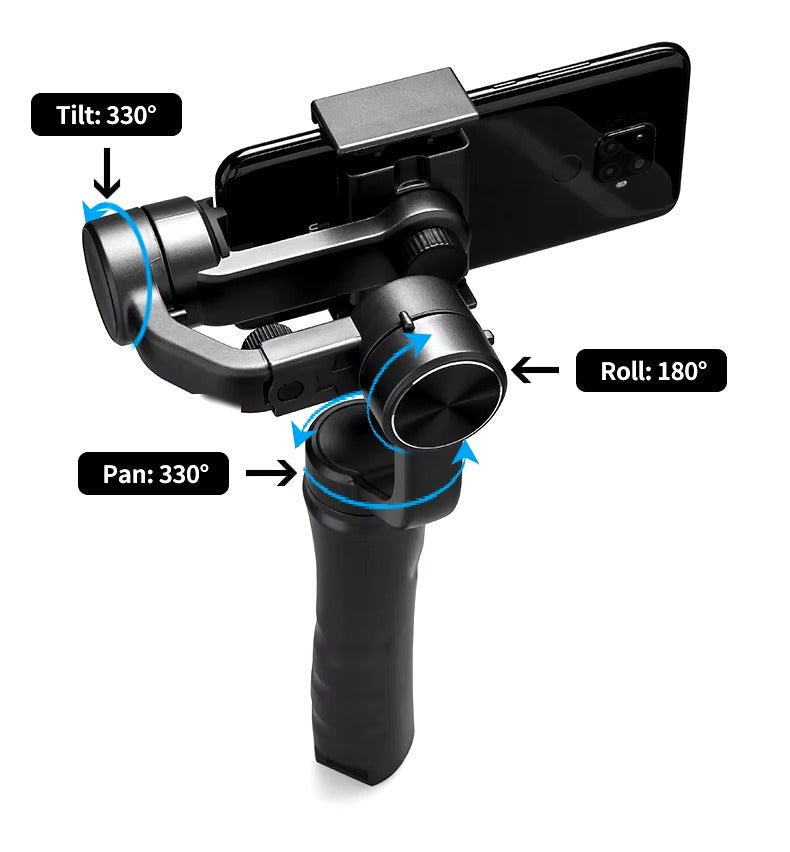 CQL 3-Axis Gimbal | Smartphone & Action Camera Stabilizer for Smooth Video & Photography