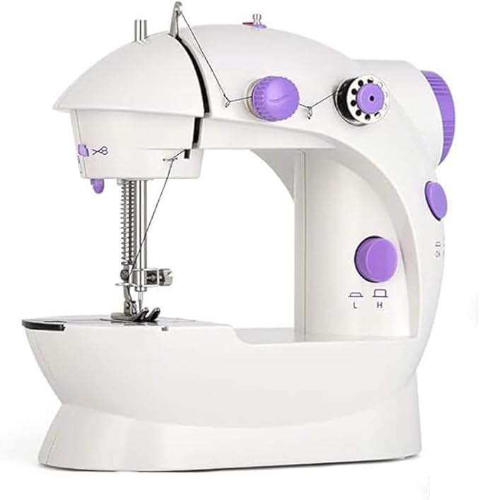 Beginner-Friendly Mini Electric Sewing Machine | Portable Dual-Speed Crafting & Mending
