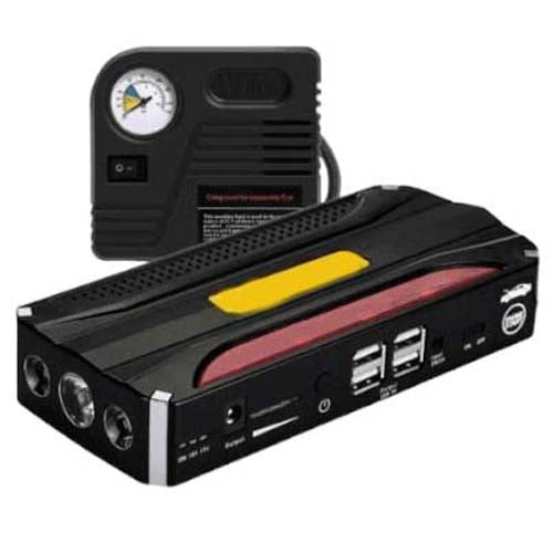 Portable Car Jump Starter & Air Blower Power Bank | 2000A Starter, 150PSI Inflator, 20,000mAh Battery Pack | Multi-Purpose Roadside Emergency Tool