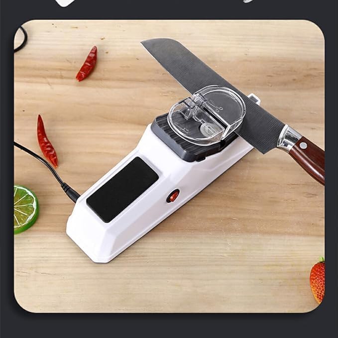 Premium Electric Knife Sharpener – Durable USB-Powered Sharpener for Safe and Stylish Knife Maintenance