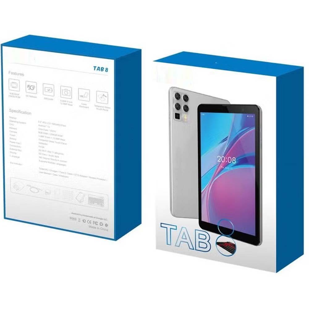 Tab8 5G Android Tablet PC with 8 Inch Display