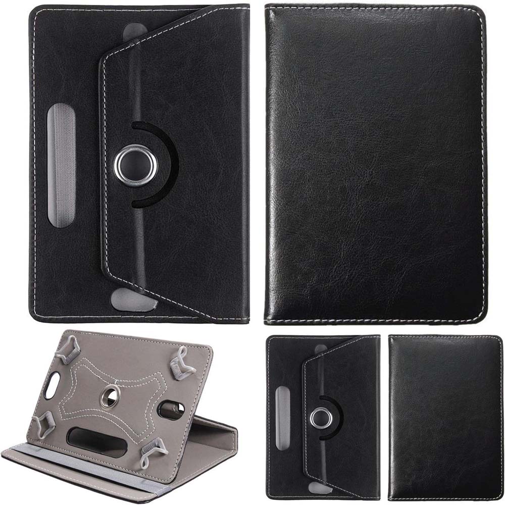 360° Rotating Case for Universal 8/9-inch Tablets – PU Leather Stand Cover with Auto Sleep/Wake, Multi-Angle Viewing, and Full Protection (Multi Colour)