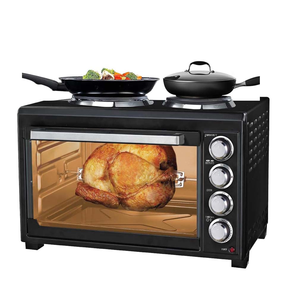 OE-1415 35L Electric Oven Toaster Grill – 6-in-1 Countertop Oven with Convection, Rotisserie, Pizza Function, Adjustable Temperature, Timer, Versatile Cooking Appliance