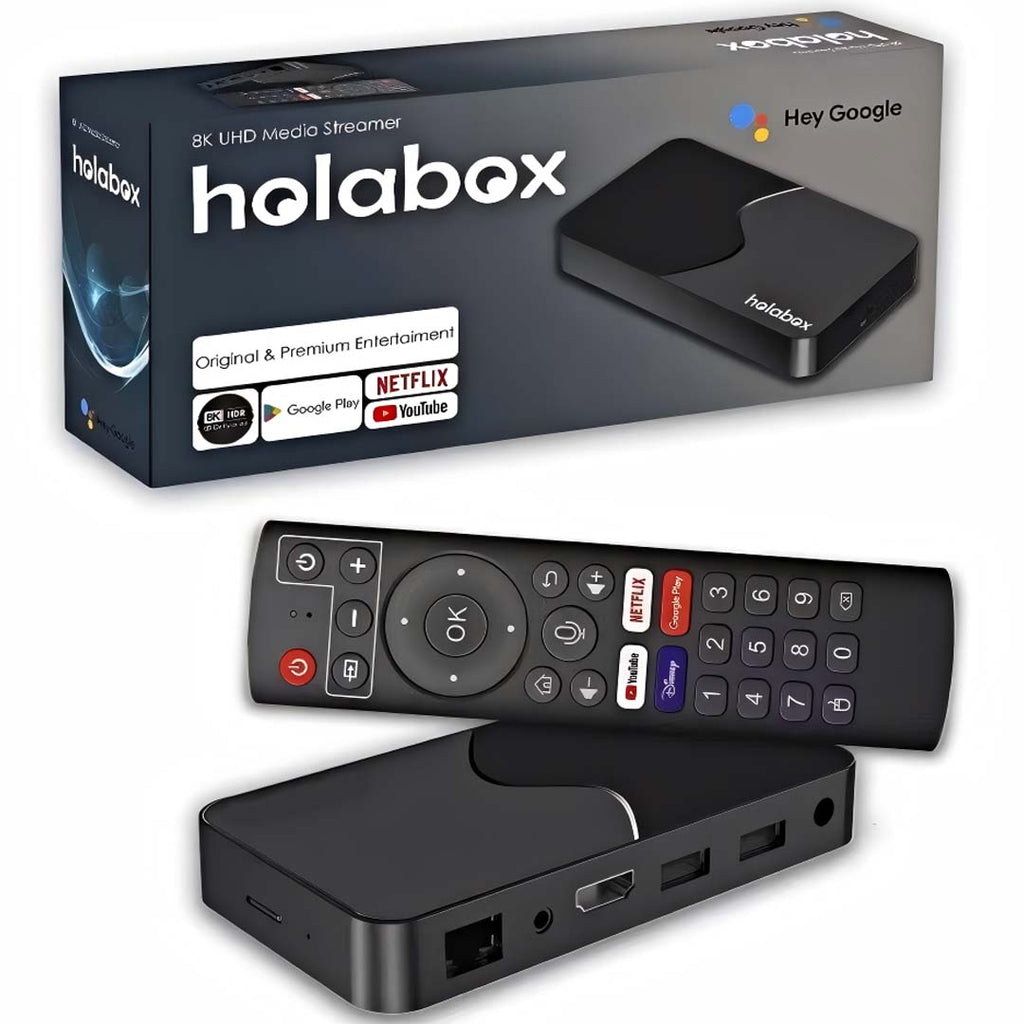 Holabox V96plus Android 15 TV Box – 8K Ultra HD Streaming, WiFi 6, 2GB/16GB, IPTV Support – Advanced Smart Set Top Box