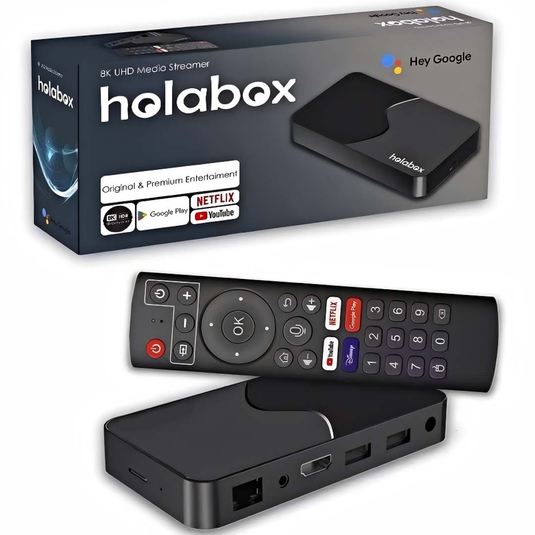 Holabox V96plus Android 15 TV Box – 8K Ultra HD Streaming, WiFi 6, 2GB/16GB, IPTV Support – Advanced Smart Set Top Box