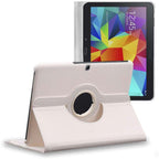 360° Rotating PU Leather Stand Cover for Galaxy Tab 4 10.1 – SM-T530/T531/T533/T535, Smart Case with Auto Wake/Sleep & Multiple Viewing Angles