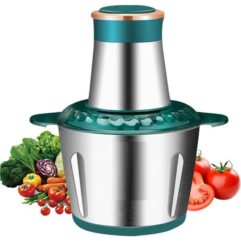 Electric Meat Grinder & Chopper 2-Speed Food Processor with 3L Stainless Steel Bowl | Multi-Function Mincer, Slicer & Kitchen Tool for Meat, Vegetables, and More