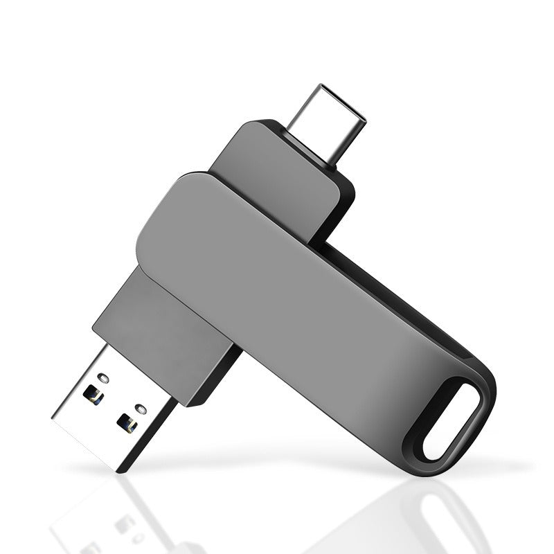 32GB USB-C Flash Drive | 170MB/s High-Speed Multi-Port Memory Stick | Dual USB-C & USB-A for Android Smartphones, Tablets, Laptops, PC & Mac (Black)