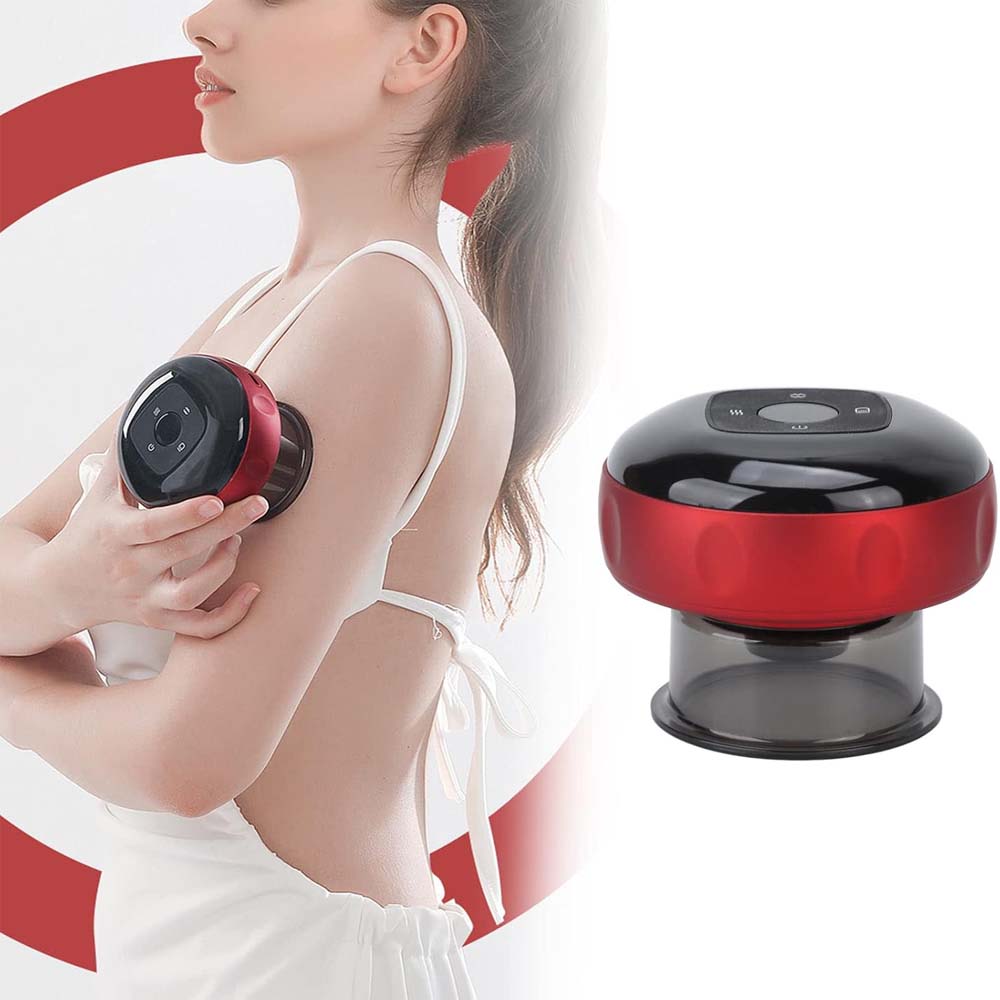 Smart Electric Cupping Device with 5 Massage Modes & Heating Therapy – Full Body Vacuum Massager for Deep Muscle Relaxation & Pain Relief