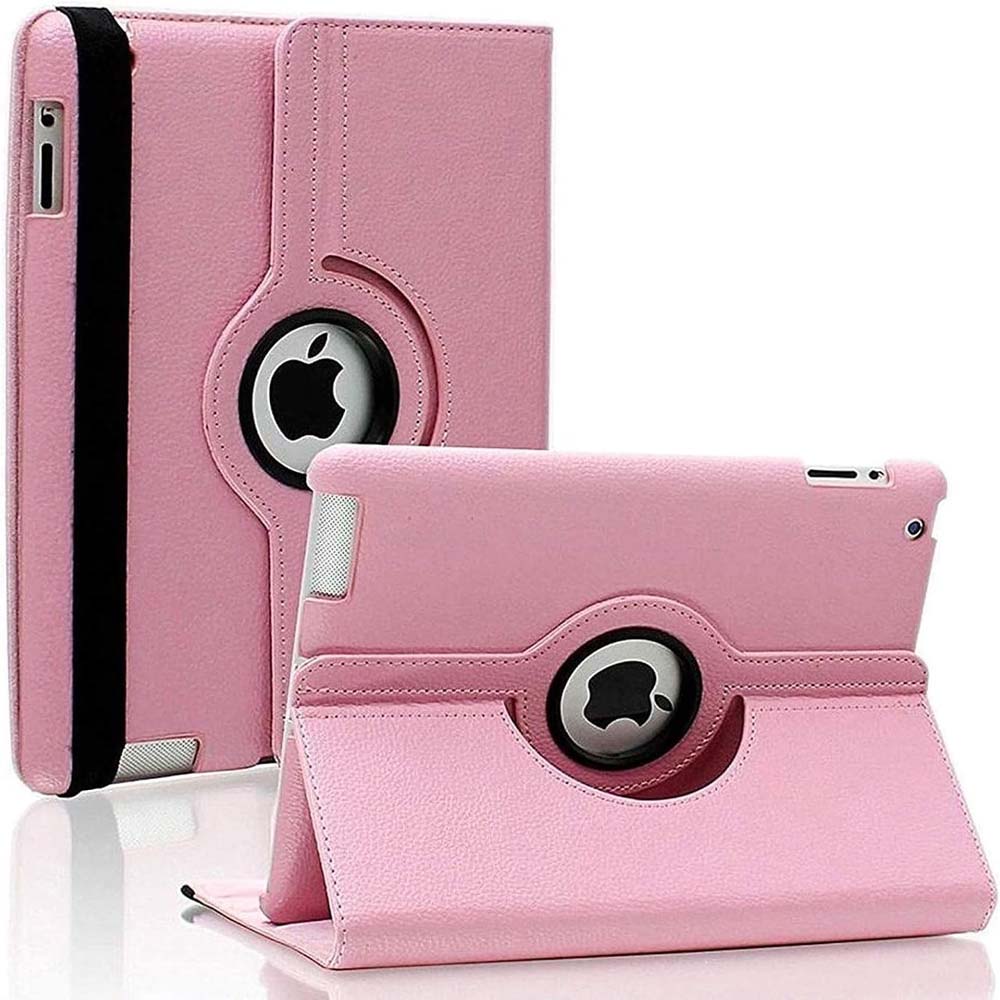 360° Rotating Stand Case for iPad 2/3/4 – PU Leather Smart Cover with Auto Wake/Sleep & Multi-Angle Viewing Stand (Multi Colour)