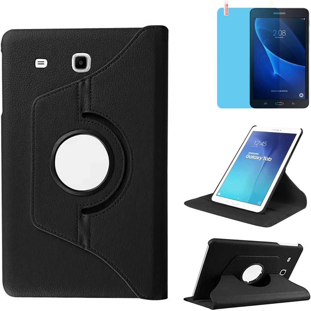 360° Rotating PU Leather Stand Case for Galaxy Tab A 7.0" 2016 – Full Protection Cover Compatible with SM-T280/T285 (Multi-View Function)