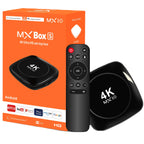 MX10-4K Android 13 TV Box – 5G WiFi, Ultra HD 4K Streaming Media Player with HDR Support – Smart Mini Set Top Box