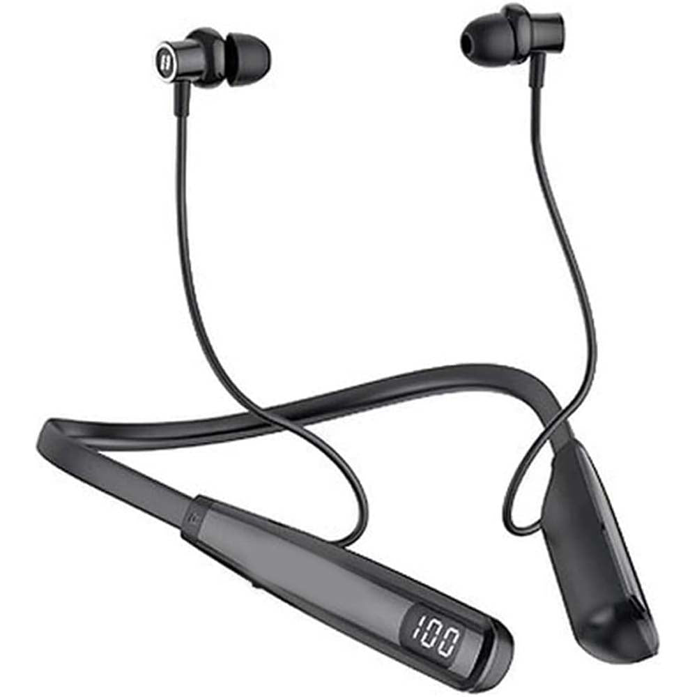 OSP 3 Bluetooth Neckband with 50H Playtime, Stereo Sound, TF Card Support, Bluetooth 5.4, Type-C Charging – Skin-Friendly & Lightweight Design