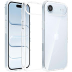 Crystal Clear Case for iPhone 17 Air 6.5" (2025) | Anti-Yellowing Hard Back, Slim Shockproof Bumper, Wireless Charging Compatible Transparent Protective Phone Cover