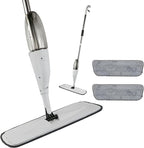 Microfiber Spray Mop – 360° Spin Head, Wet & Dry Floor Cleaner with Washable Reusable Pads & 360ML Refillable Tank for Effortless Cleaning