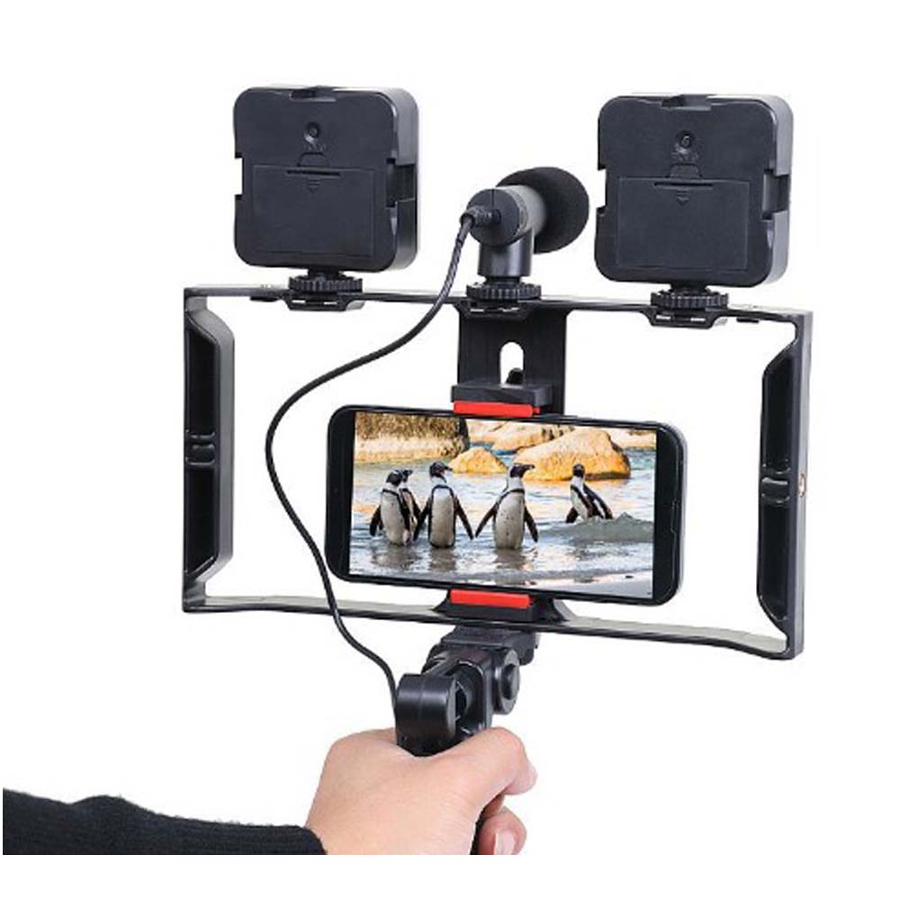 5-in-1 Video Making Kit – Tripod, LED Fill Light, Microphone, Phone Holder & Remote Control | Complete Setup for Content Creation, Vlogging, Live Streaming & Photography