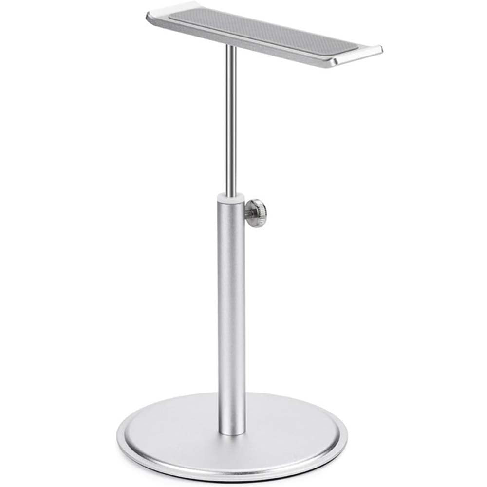 Adjustable Aluminum Headphone Stand – Anti-Slip Desktop Organizer with Storage Shelf | Universal Headset Holder for Gaming, Studio & Office Accessories (Durable & Sleek Design)