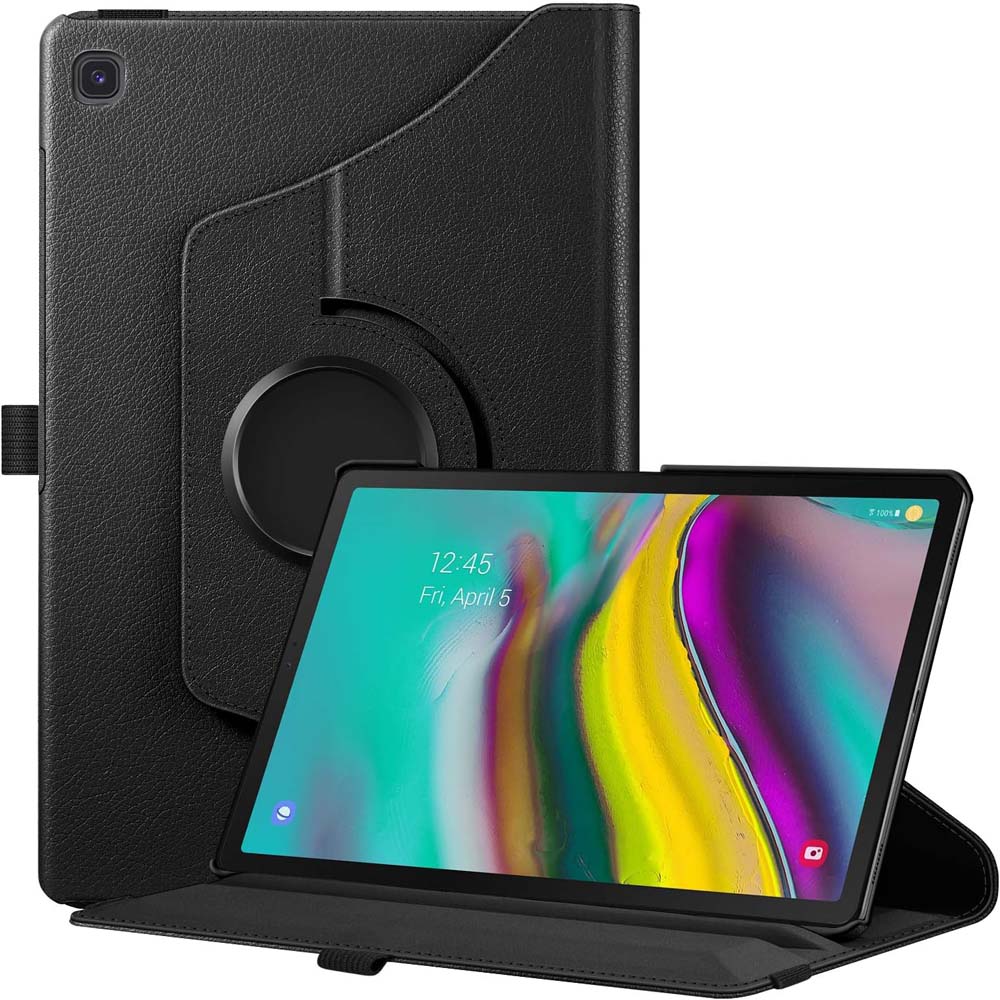 360° Swivel PU Leather Case for Galaxy Tab S5e 10.5" – Auto Sleep/Wake Cover Compatible with SM-T720/T725/T727 (Multi-Angle Stand)