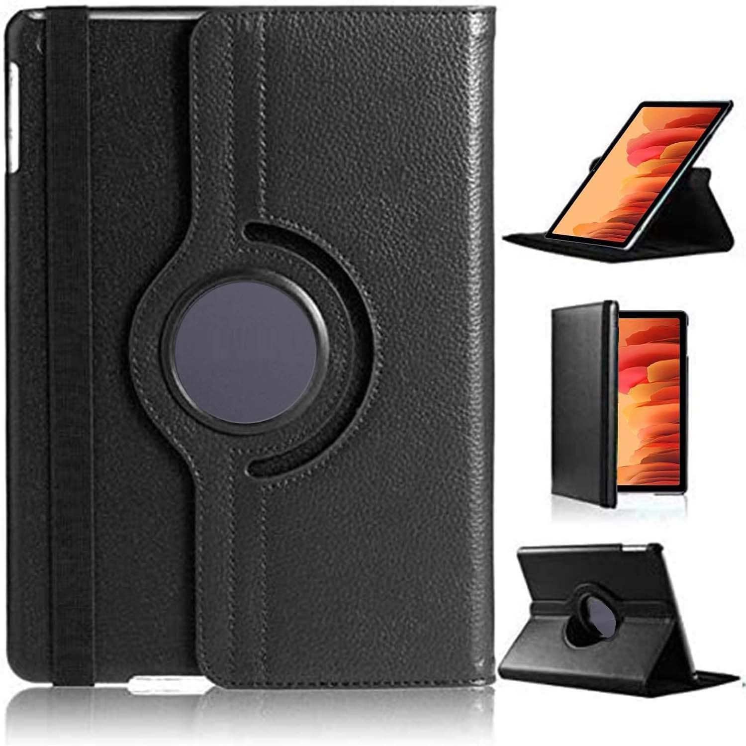 360° Rotating PU Leather Smart Cover for Galaxy Tab A7 10.4" – SM-T500/T505/T507 Case with Stand, Auto Wake/Sleep & Full Protection