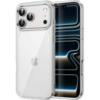 Crystal Clear Case for iPhone 17 Pro Max 6.3" (2025) | Anti-Yellowing Hard Back, Slim Shockproof Bumper, Wireless Charging Compatible Protective Phone Cover