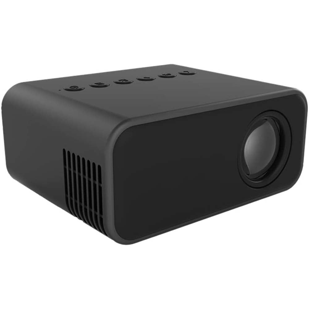Mini Pocket Projector | HD Portable Movie Projector with Phone Screen Mirroring | Compact Black Design for Home Entertainment, Travel, Gaming & Outdoor Movie Nights