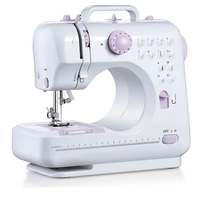European Standard Home Sewing Machine | 2-Speed Stitching with Front/Back Function | Thick Fabric Locking, Night Light & Guide Locking Eye for Easy Home Sewing