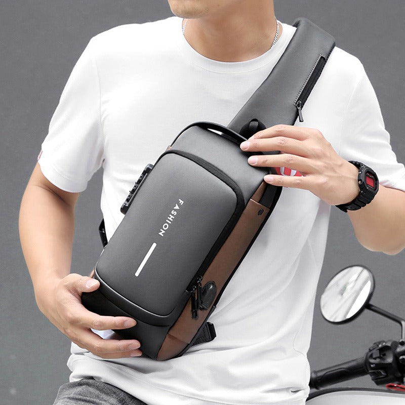 Men's Lightweight Multi-Functional Chest Bag | Large Capacity Waterproof Crossbody Shoulder Bag