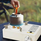 Mini Camping Stove | 3500W Portable Small Stove with Safety Features | Available in Black & White