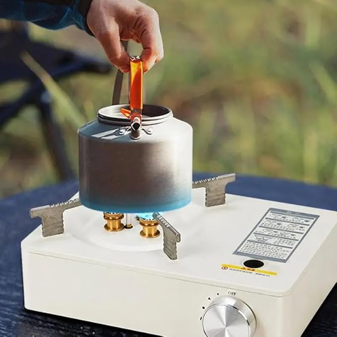 Mini Camping Stove | 3500W Portable Small Stove with Safety Features | Available in Black & White