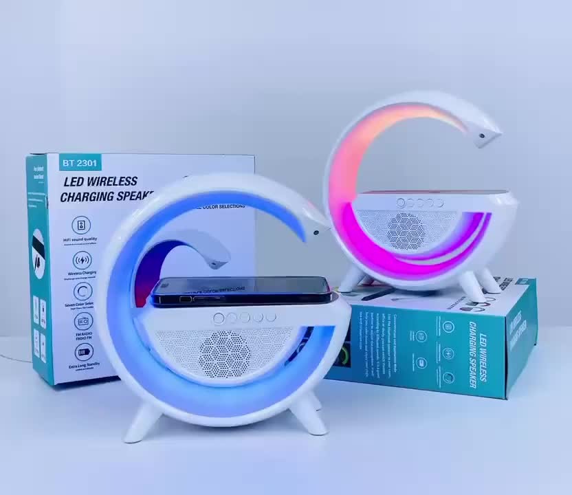 3-in-1 Night LED Desk Lamp | Bluetooth Speaker & 15W Wireless Charger | Multi-Functional Smart Lamp