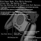 L1 R1 Gaming Controller Joystick | PUBG Mobile Gamepad for Android & iPhone | Built-In 2500mAh Battery