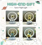 USB Plug LED Decorative Room Lights – Yoga Meditation Astronaut Modern Table Lamps | Relaxing Ambient Home Lighting