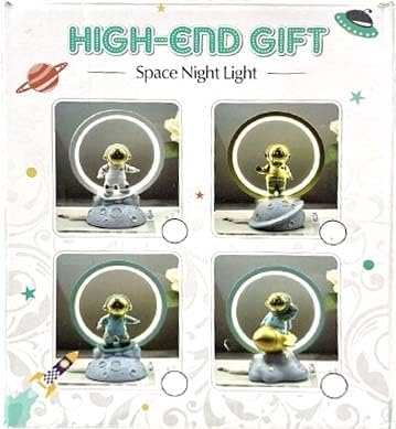 USB Plug LED Decorative Room Lights – Yoga Meditation Astronaut Modern Table Lamps | Relaxing Ambient Home Lighting