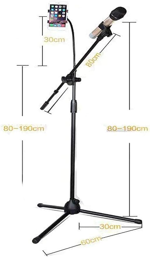 SJ-10 Tripod Microphone Stand | Durable & Adjustable Stand for Studio & Stage