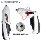 Cordless Screwdriver | Rechargeable Household Electric Drill | Multi-Function Screw Set with Lithium Battery | Compact & Versatile Tool